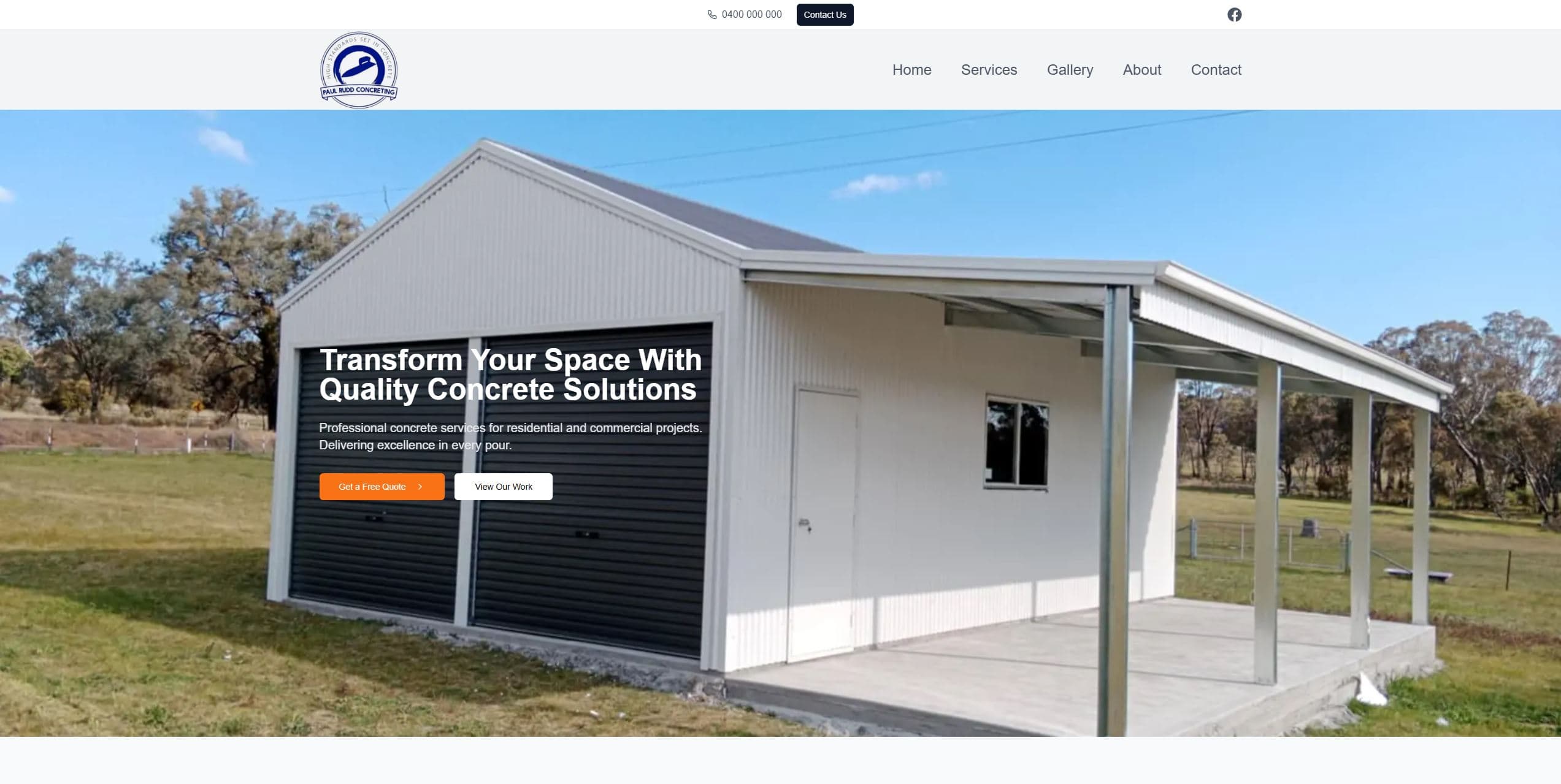 Paul Rudd Concreting